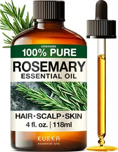 KUKKA Essential Oil Rosemary for Complete Home Care - Pure & Natural Essential Oil Favorites for Everyday Wellness, 118ml