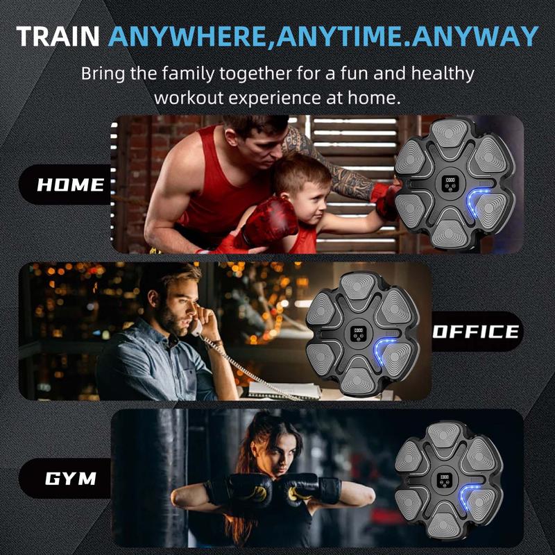 Fun Music Boxing Target for Kids & Family – Includes Gloves • Great Gift for Parents • Easy Setup • Indoor/Outdoor Play • Fun & Safe • Perfect Birthday or Holiday Gift Bluetooth Music Boxing Machine • Family Fun • Indoor/Outdoor Play