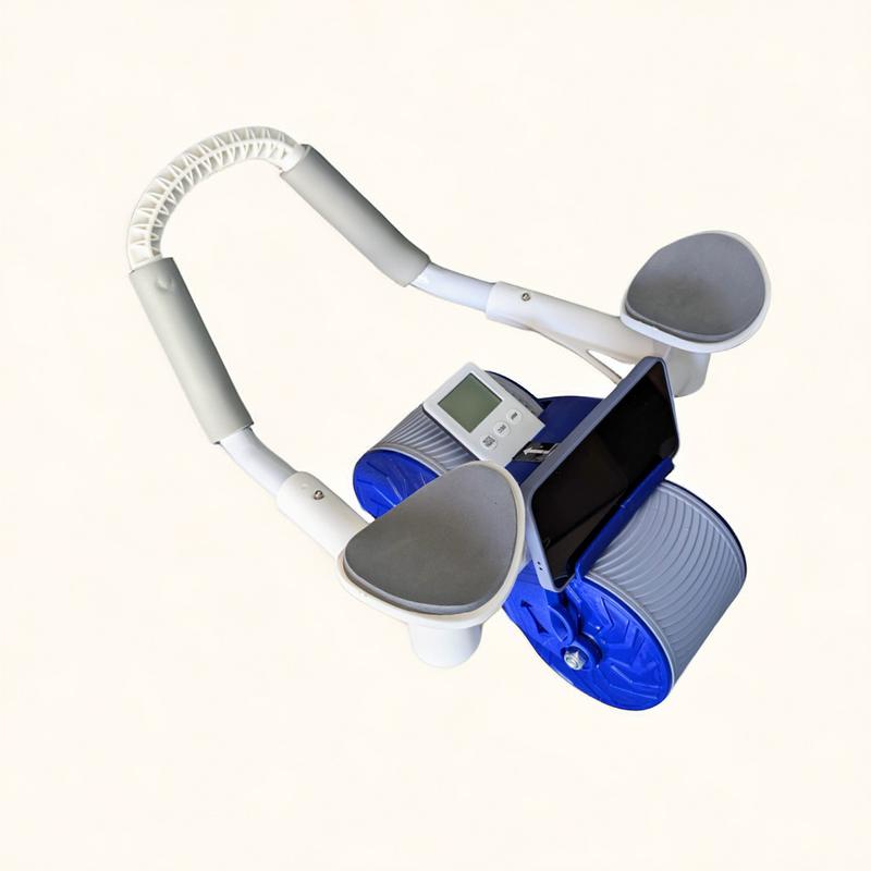 ab roller wheel   workout Abdominal Fitness Wheel for Core Muscles Training Automatic Rebound Ab Roller with Timer