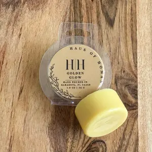 H|H Golden Glow Scented Wax Cubes 1oz 26g Hand Poured in Sarasota FL for Home Fragrance