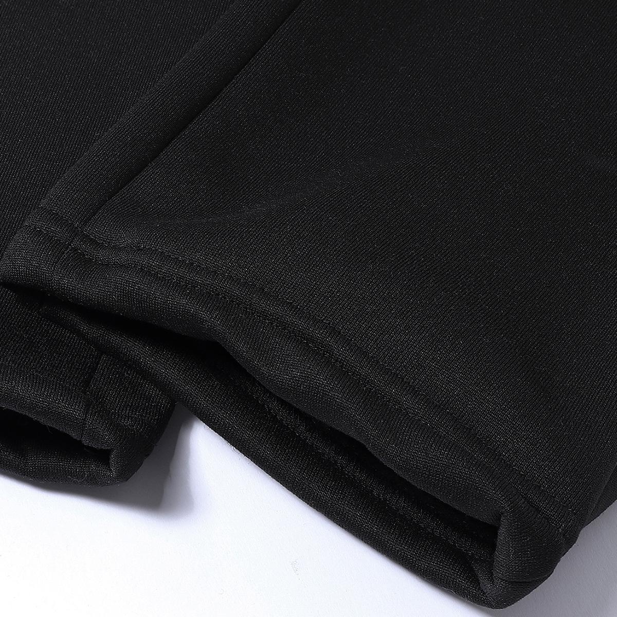 Men's Casual Jogger Pants - Elastic waistband with drawstring design, side pockets, autumn and winter athletic style full-length pants, comfortable fabric, durable material suitable for sports, workouts, and outdoor activities solid fashion sweatpants