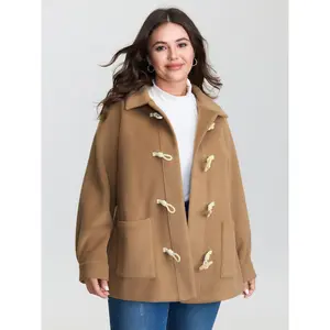 【Pocket Approved 】Bloomchic Loop Buttons Pockets Relaxed-Fit Jacket 2026 Spring Break Gift For Easter's Day Mother's Day