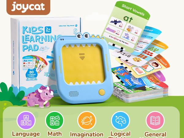 JoyCat Learning Tablet for Kids, Educational Learning Pad to Learn Alphabet Phonics Words Numbers Music Animals, Talking Flash Cards, Autism Sensory Toys, Phonics Flashcards JoyCat Learning Tablet for Kids, Educational Learning Pad to Learn Alphabet Phonics Words Numbers Music Animals, Talking Flash Cards, Autism Sensory Toys, Phonics Flashcards