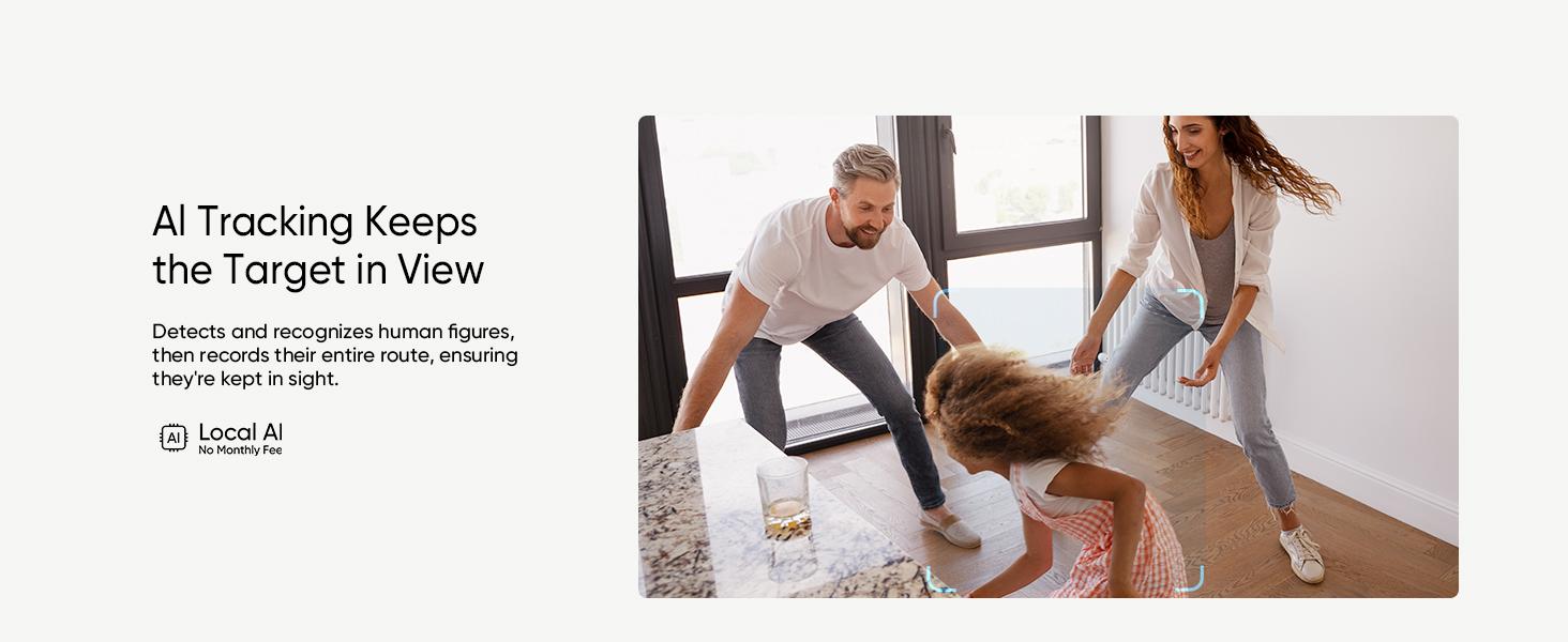 【LIVE ONLY】eufy Security Indoor Cam C220 2K Resolution 360° Pan Tilt Plug-in Camera with AI Detection Night Vision & Local Security Only 2.4GHz Wi-Fi