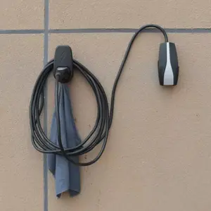 Vehicle Charger Control Holder Car Charging Cable Organizer with Chassis Bracket Charger Cable Wall Holder for Tesla Model 3/Y