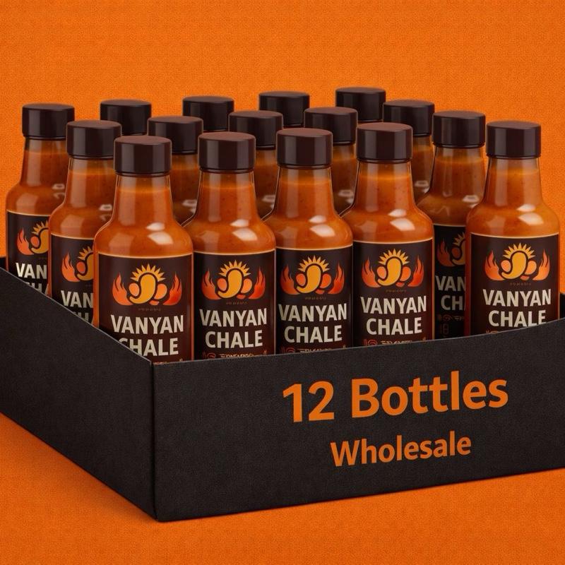 Vanyan Chale Pake 12 Hot Sauce Pepper - 12 Bottles of Spicy Flavor for Your Meals