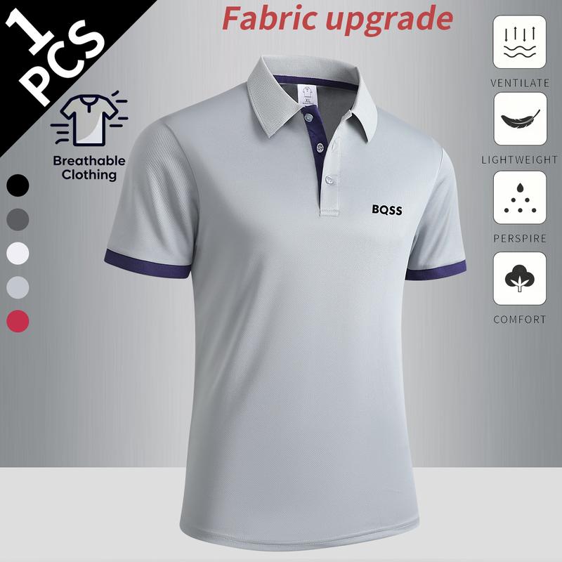 5-Pack summer new men's comfortable POLO shirts, classic button-down lapel tops 5-Pack summer new men's comfortable POLO shirts, classic button-down lapel tops