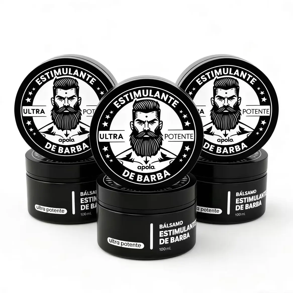 Beard Growth Cream for Men with Potent Minoxidil Formula - Non-Greasy Daily Care for Thicker Facial Hair & Anti-Hair Loss, Hair Products, Facial Hair Growth