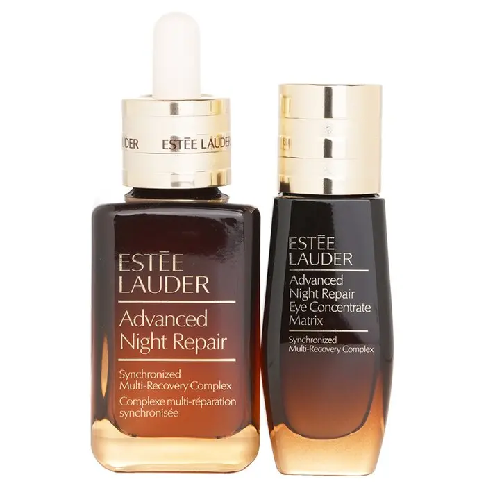 ESTÉE LAUDER Advanced Night Repair Skincare Gift Set: Synchronized Multi-Recovery Complex Serum 50ml, Eye Concentrate Matrix 15ml