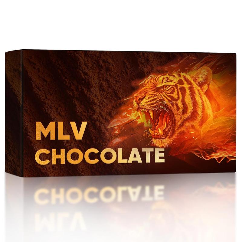 MLV Chocolate – 8 Bars Artisan Mood-Enhancing Chocolate Bar with Natural Extracts & Cocoa Polyphenols – Supports Relaxation, Positivity & Daily Well-Being – Gluten-Free, Non-GMO (8 Bars) (1)