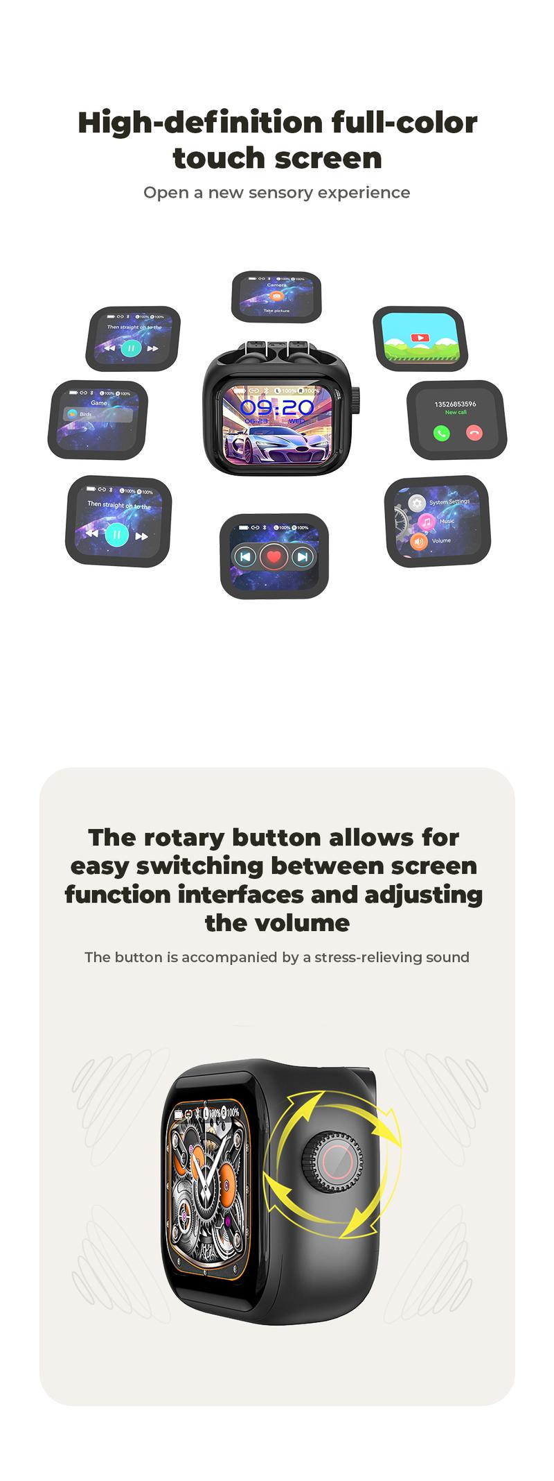 HTC NE40 Translation Bluetooth 6.0 Earphones LED Display High Fidelity Waterproof Wireless Earphones, Translation in 134 Languages With APP, TWS Touch Control Earbuds, Suitable for Office, Sports, Study and Audio Calls | Built-in Microphone | AI Earphones