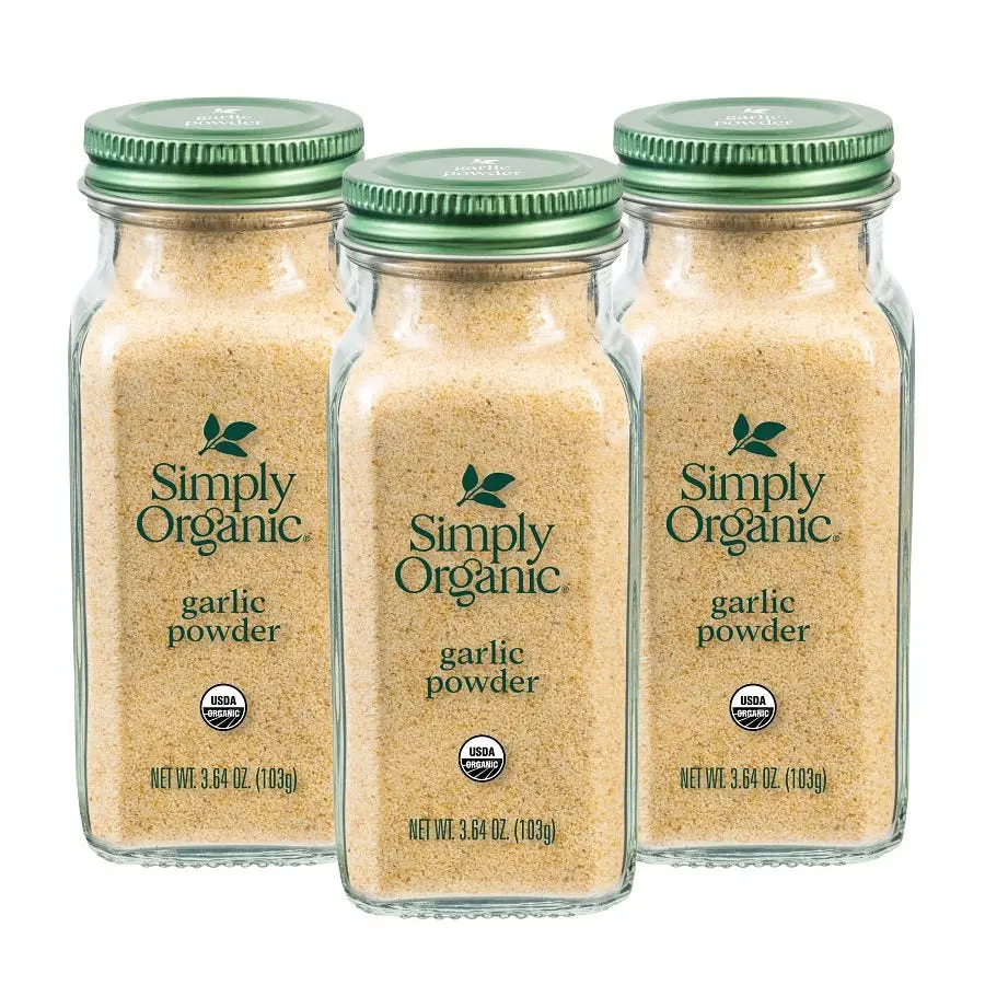 Simply Organic Garlic Powder 3.64 oz. (3 Pack)