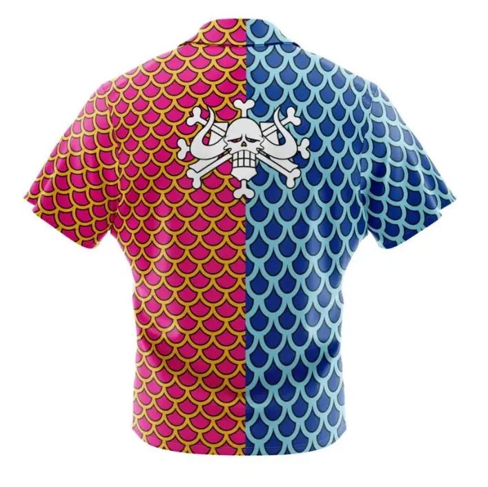 Kaido Pattern One Piece Anime Hawaiian Shirt | Cool Summer Anime Vibes for Men & Fans