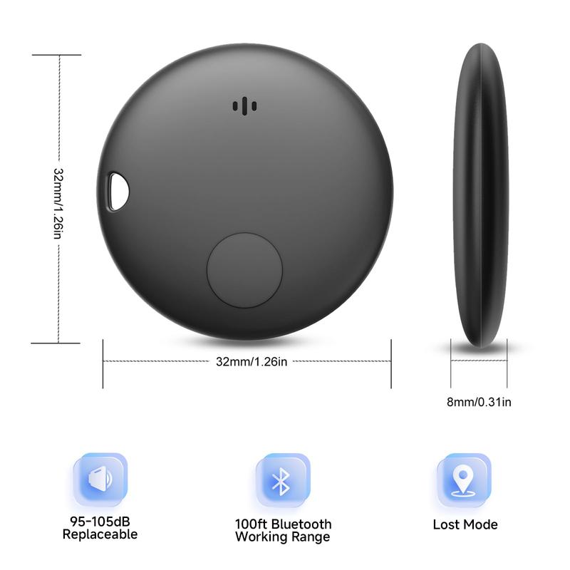 Air Tags, Smart Tag Works with Find My (iOS Only), Item Finder for Keys, Luggage, Suitcases, Wallets, Replaceable Battery, IP67 Waterproof, Worldwide Tracking, 95-105db, 2 Pack wireless key finder Air Tags, Smart Tag Works with Find My (iOS Only), Item Finder for Keys, Luggage, Suitcases, Wallets, Replaceable Battery, IP67 Waterproof, Worldwide Tracking, 95-105db, 2 Pack wireless key finder