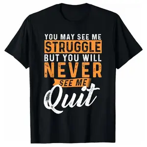 100%cotton Motivational Quote Inspiration T-Shirt