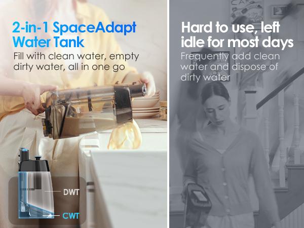 Tineco CARPET ONE Cruiser Smart Carpet Cleaner with Self-Cleaning FlashDry Technology 167℉ PowerDry 130W Suction for Deep Cleaning of Carpets & Upholstery