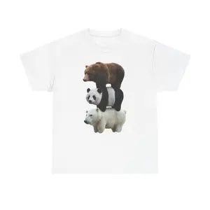 We Bears Realistic Tshirt, 100% Cotton Animal Shirt We Bears Realistic Tshirt, 100% Cotton Animal Shirt