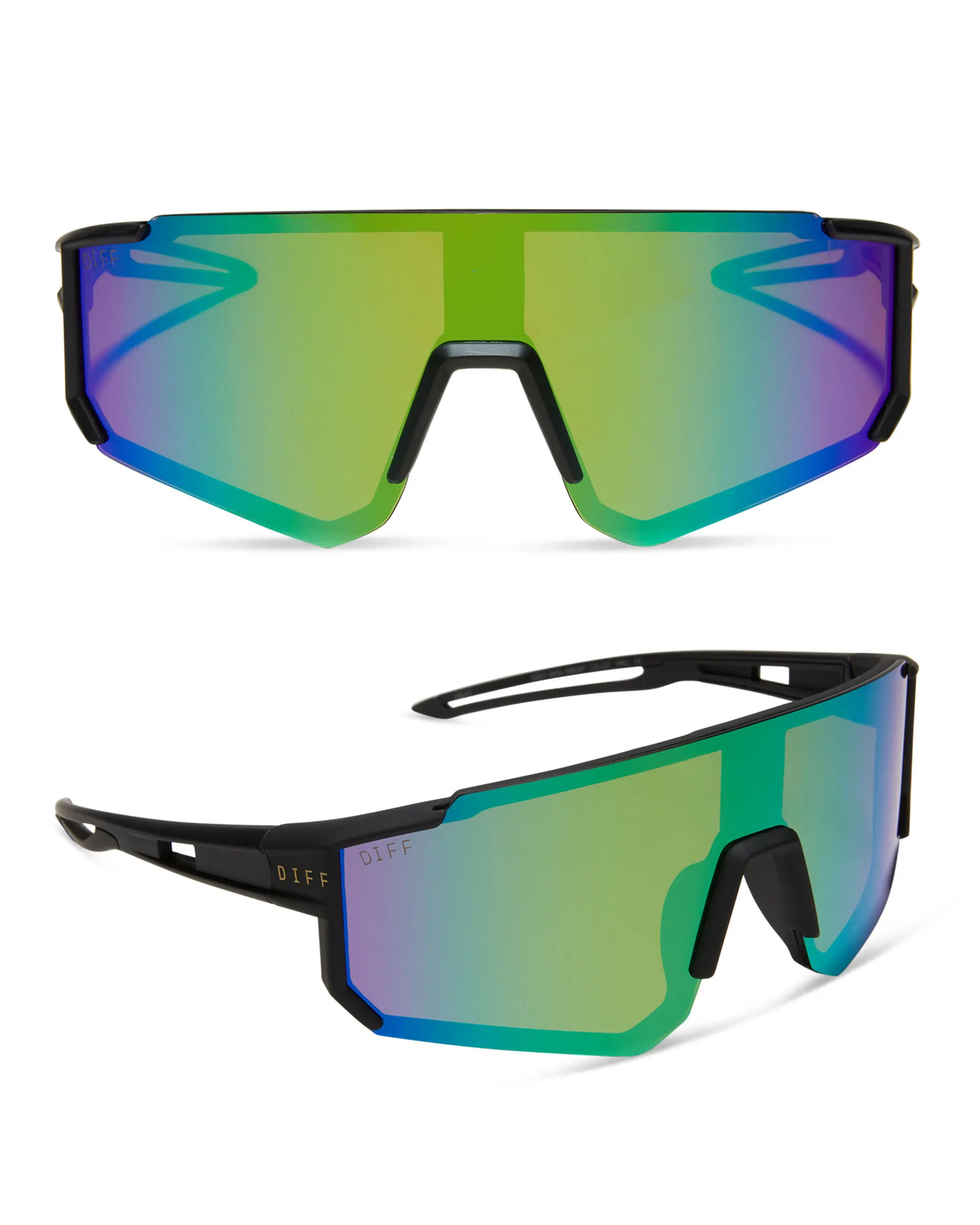 DIFF Sport Heat Lightweight Shield Sunglasses Unisex Frame
