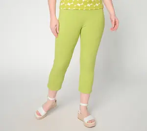 Women with Control Regular 86/14 Slim Leg Crop Smoothing Influencer Pant