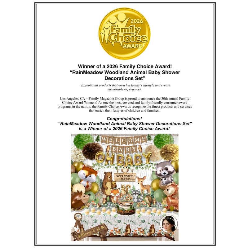 Woodland Baby Shower Party Decor – All-in-One Kit
