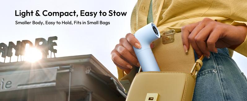 Aecooly Portable Handheld Fan, High-Speed Mini Fan with 15000 RPM Turbo, 4 Speeds, 8H Cooling, Pocket-Sized Rechargeable Fan for Travel, Personal Use, Gifts for Women and Men, Summervibes，dealsforyoudays