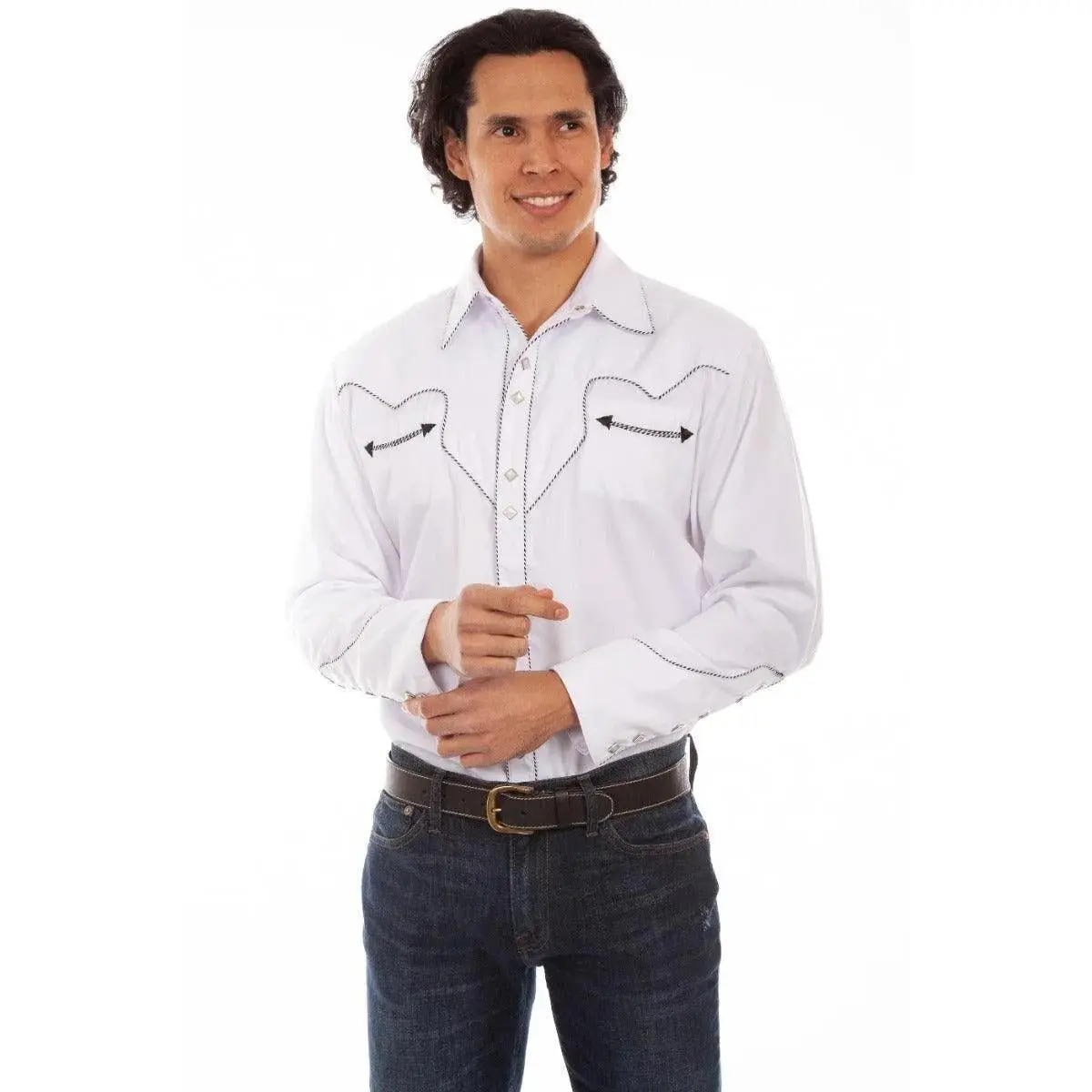 Scully Candy Cane - Men's Western Shirt