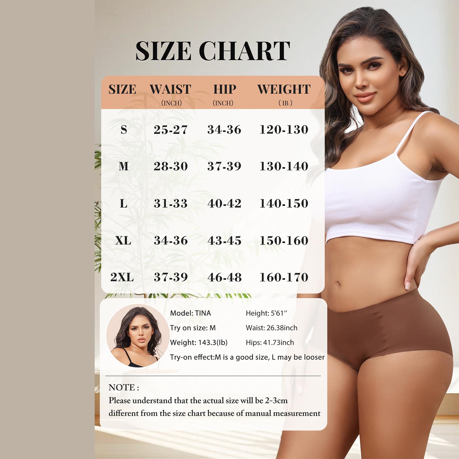 LEVAO Women’s Seamless Mid-Waisted Underwear, No Show Full Coverage Briefs, Stretchy Breathable Panties 6/12 Pack S-XXL, Everyday Comfort Womenswear