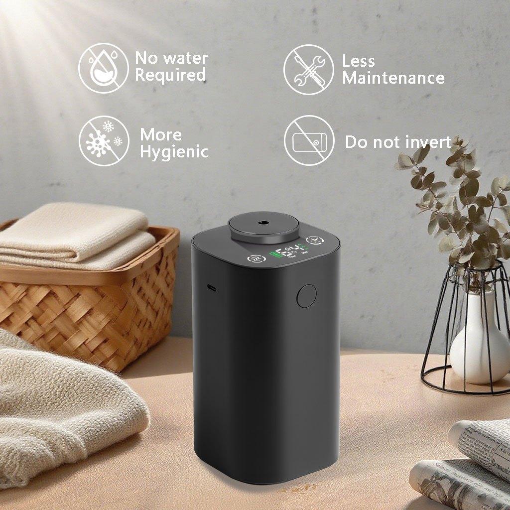 Waterless Diffuser for Essential Oil, Rechargeable Scent Diffuser Machine, 20ml Capacity, Mini Scent Air Machine, 4 Countdown Timers & 4 Mist Levels for Home, Room, Car, Office, Fragrance Diffuser, Efficient Mist Output, Highquality Diffuser