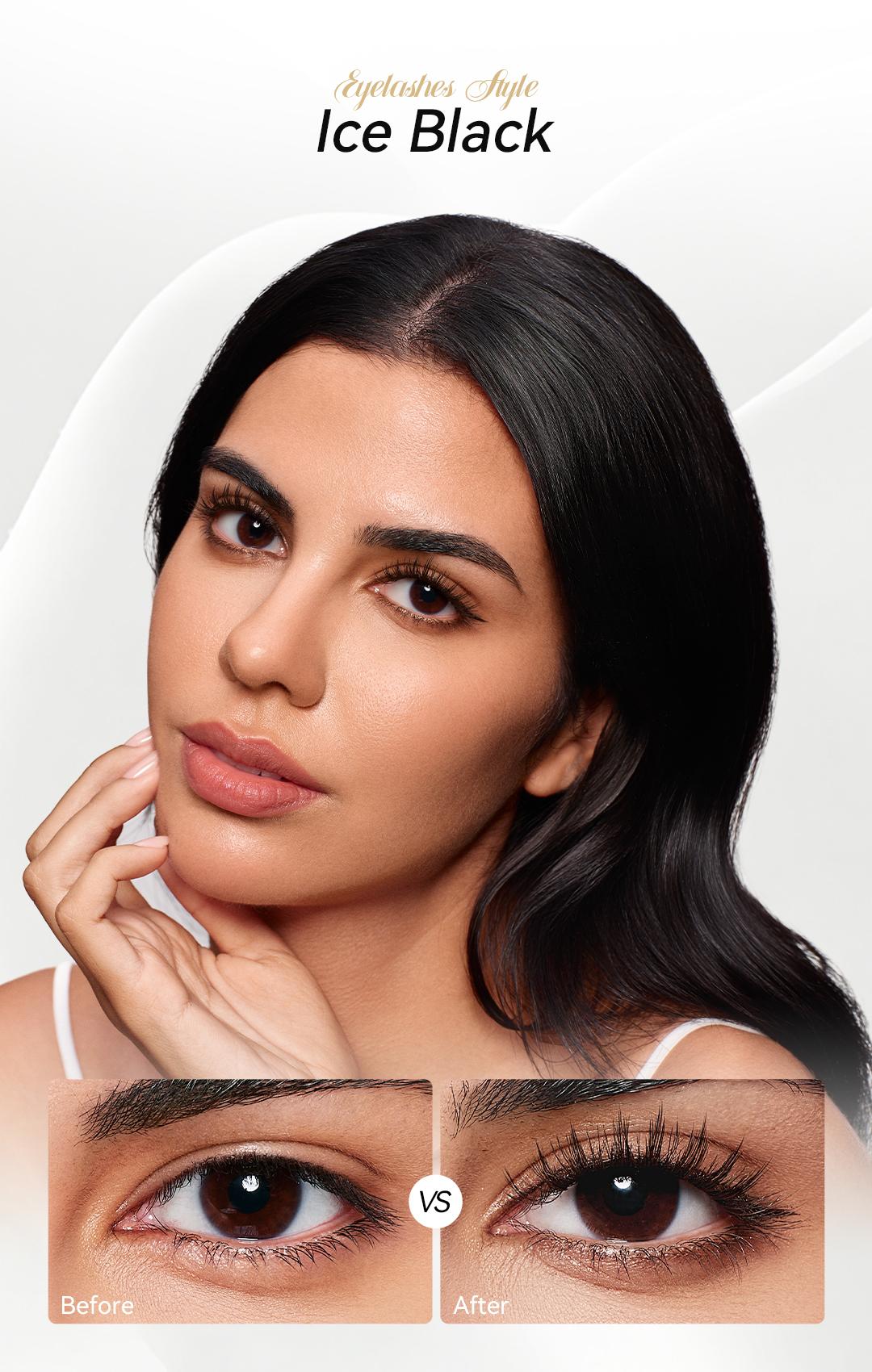 [Wosado] Soft Magnetic Eyelashes All-in-One Box, Reusable, Glue-Free, Waterproof, Lightweight, Natural Style Makeup Cosmetic