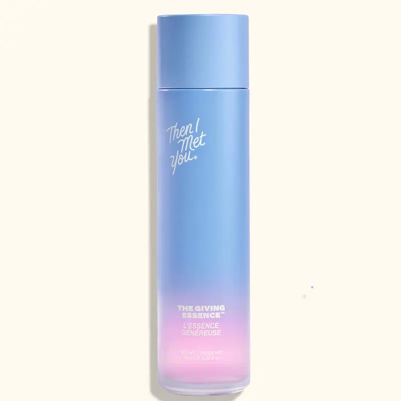 Then I Met You - The Giving Essence Korean Skincare Hydrating & Brightening Toner With 5% Niacinamide and 78% fermented ingredients for glass skin and skin flooding. With , Galactomyces, Polyglutamic Acid, , Ellagic Acid, & Allantoin