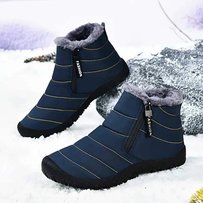 Men's Snow Boots Fur Lned Non-Slp Lghtweght Wnter Shoes Men's Snow Boots Fur Lned Non-Slp Lghtweght Wnter Shoes
