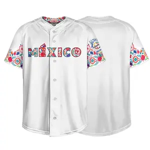 2026 Mexico International Baseball Classic Fan Jersey, Caballero Siglo Flores Heritage Style, Cheerleading Shirt for Men Women