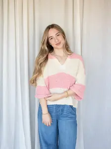 Posie Pink Stripe Top