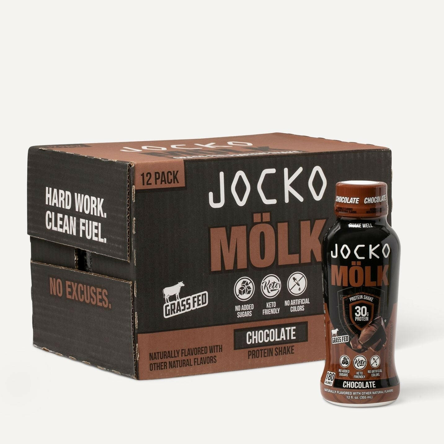 Jocko Mölk Grass-Fed Protein Shakes 30g of Protein - Multipacks