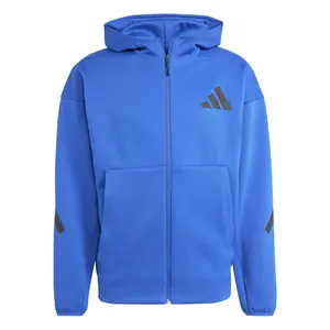 adidas Mens Z.N.E. Hoodie Athletic Outerwear Casual - Blue