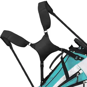 Golf Bag Straps Backpack Straps Golf Bag Double Strap, Comforrt Replacement Adjustable Bag Strap Padded Golf Carrying Bag Strap 1 pack