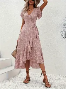 Women's 2026 Spring/Summer Sexy Lace See-Through Backless Top with Steel Ring, European Style, Ideal for Vacation and Casual Wear