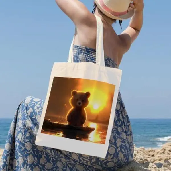 Personalized Tote Bag - Custom Name/Text/Picture, ReusaBle, With Shoulder Strap, Canvas Cloth FaBric, Custom Gift Idea, Birthday/Christmas/Holiday Gift, 15x15in