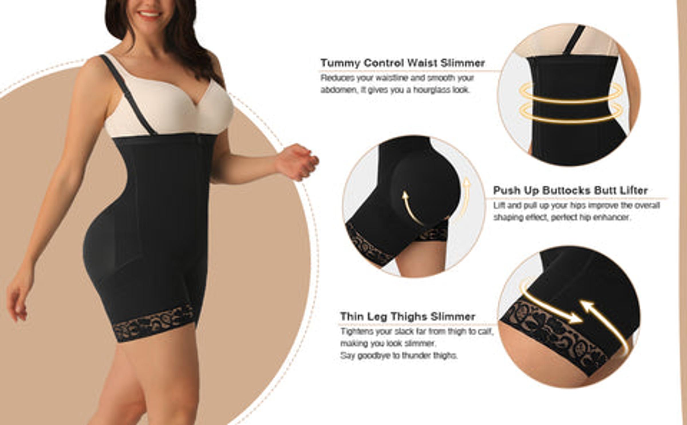 FeelinGirl Plus Size Shapewear For Women Underwear High Waist Comfortable Fit Shaper