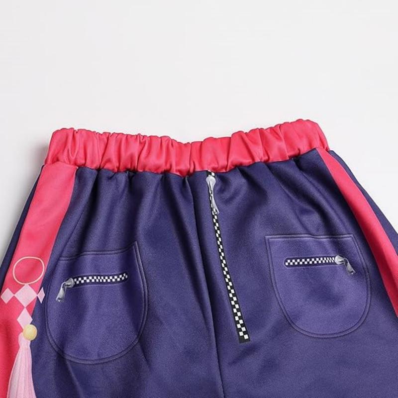 Girls K-POP Demon Huntre Huntrix Rumi Mira Role Play Costume Set Girls 3pcs Short Sleeve Crop Top Skirt Halloween Party Dress Up Clothes Birthday gift for Kids Comfortable Polyester Fabric Superstar Outfit Girls K-POP Demon Huntre Huntrix Rumi Mira Role Play Costume Set Girls 3pcs Short Sleeve Crop Top Skirt Halloween Party Dress Up Clothes Birthday gift for Kids Comfortable Polyester Fabric Superstar Outfit