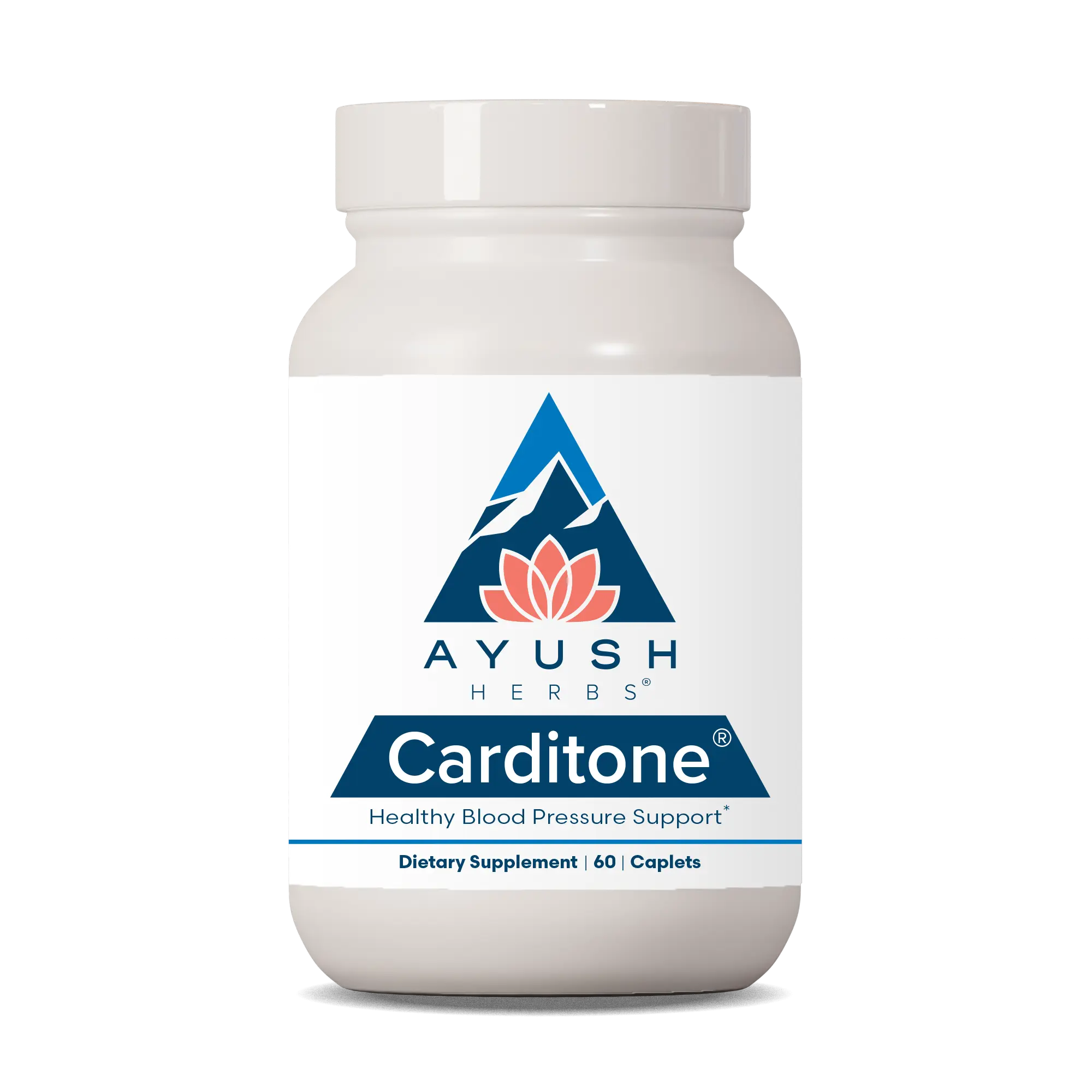 Ayush Herbs Carditone - Natural Heart Health Supplement for Women & Men, Holistic Heart Support with Rauwolfia, Arjuna, Calcium, and Magnesium - 60 Servings