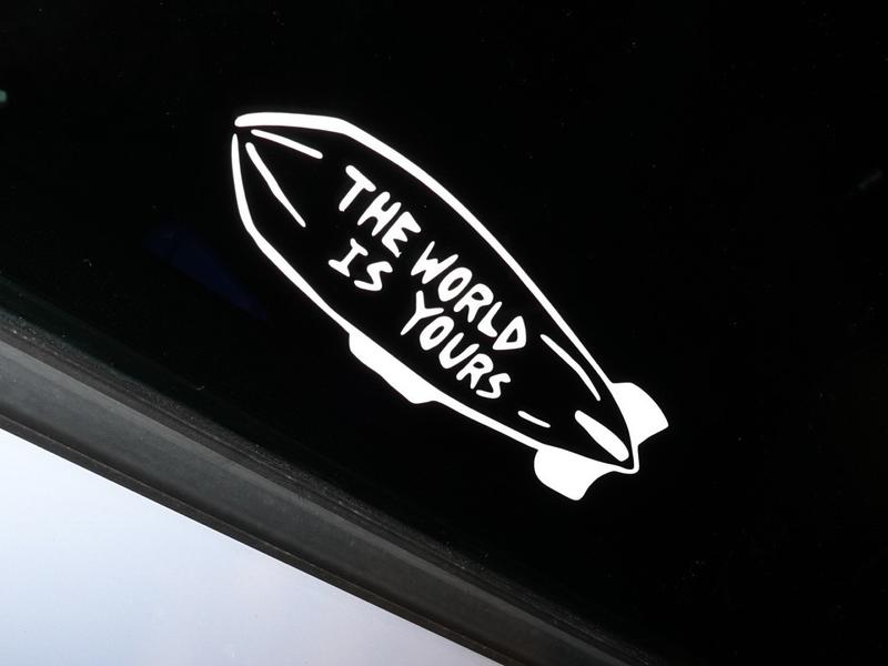 THE WORLD IS YOURS - EL MUNDO ES TUYO STICKER