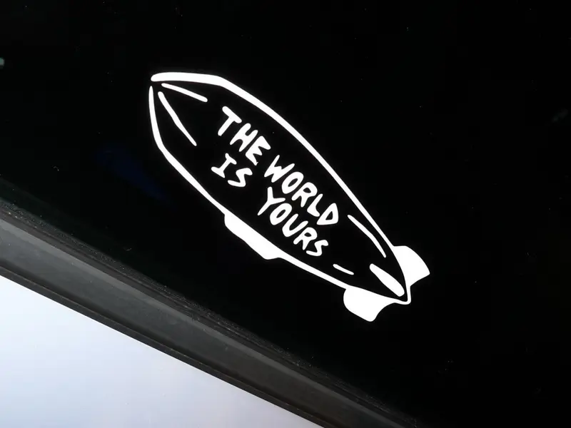 THE WORLD IS YOURS - EL MUNDO ES TUYO STICKER