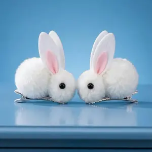 Hair Clips White Fun Festive Occasions