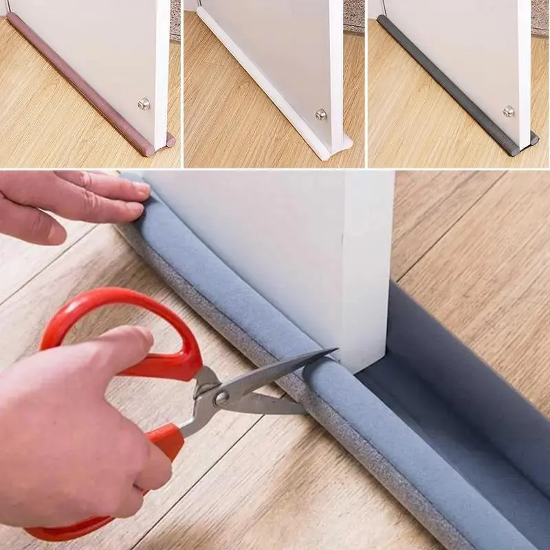 Door Bottom Sealing Strip, 1 Count Door Draft Stopper, Under Door Draft Noise Blocker, dealsforyou,Home Essentials,summerwins, Door Stoppers For Bottom Of Door(Product Dimensions:93cm/36.61in)