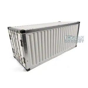 TOUCAN Unpainted DIY Model 20ft Container Box 1/14 Semi Trailer Tractor Truck