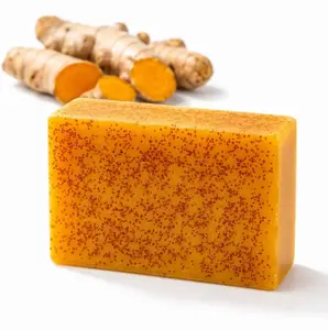 Lemon Turmeric Kojic Acid Soap, Turmeric & Kojic Acid Brightening Soap, Dark Spot Remover, Kojic Acid Soap, Soap Body CareBody Wash Lemon Flawless Organic