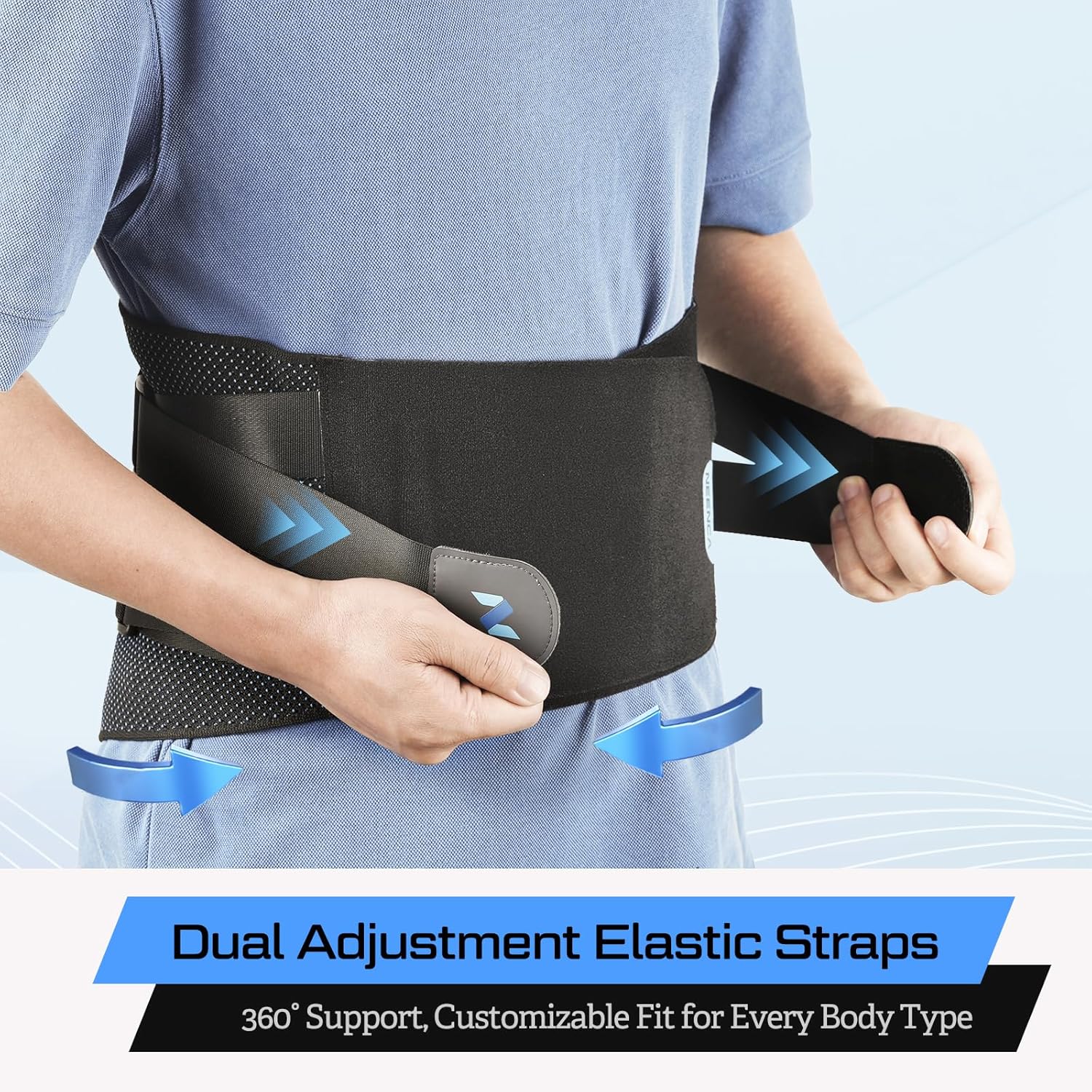 NEENCA Lower Back Brace for Lower Back Pain Relief, Medical Grade Lumbar Support Belt for Women Men, Herniated Disc,Lumbar Strain,Sciatica, Scoliosis