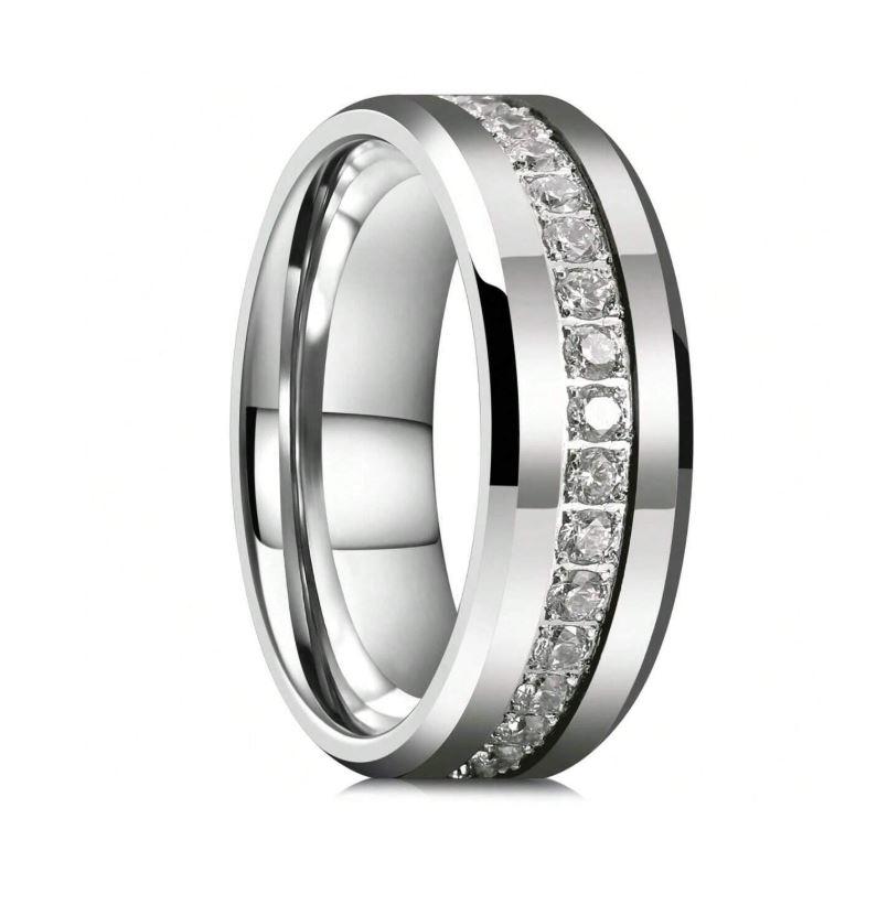 Sterling Silver 925 Heart Shaped Bridal Wedding Rings for Women, Shiny Zircon Silver Rings for Men Adjustable Size Couples Ring Set Daily Inspirational Bible Verse Floating Navel Belly Bracelet Energy Magnet Lucky Charm Gold Plated Wealth Attraction Brace