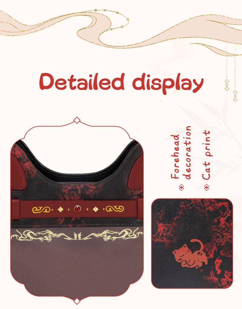 THE JUNCO Original HANAMIZUKI Liu Bian Leather Itabag with Display Board Tote Bag & Crossbody Bag for Women Versatile Shoulder Bag, Work Bag & Everyday Backpack for School & College Women‘s Commuter Gift